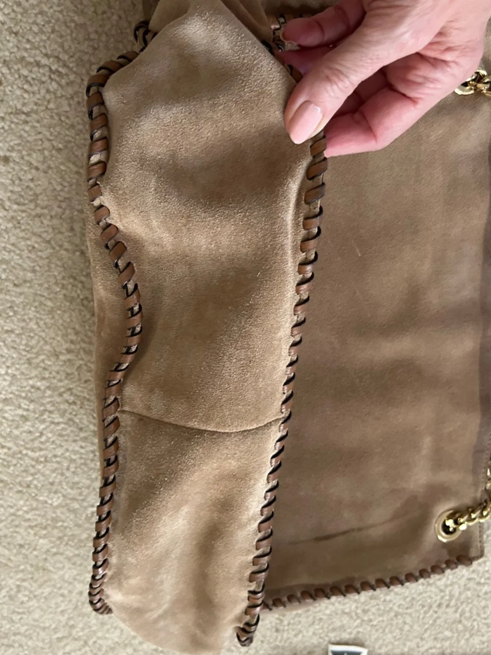 Michael Kors suede bag